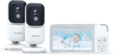 NeoView Video Baby Monitor with 2 Cameras-3.5” Screen, 2-Way…