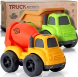 Toddler Toys for 1 Year Old Boy, Dump Truck Toys and Mixer C…