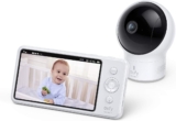 eufy Security, SpaceView Pro Video Baby Monitor with 5″ Scre…