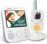 nannio Hero 3 Video Baby Monitor with Night Light & Vibratio…