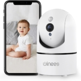 winees Baby Monitor, 1080P Indoor Camera with Night Vision, …